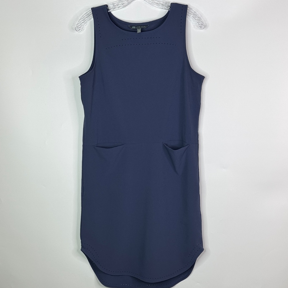 Title Nine Blue Cirrus Lasercut Dress Size Small